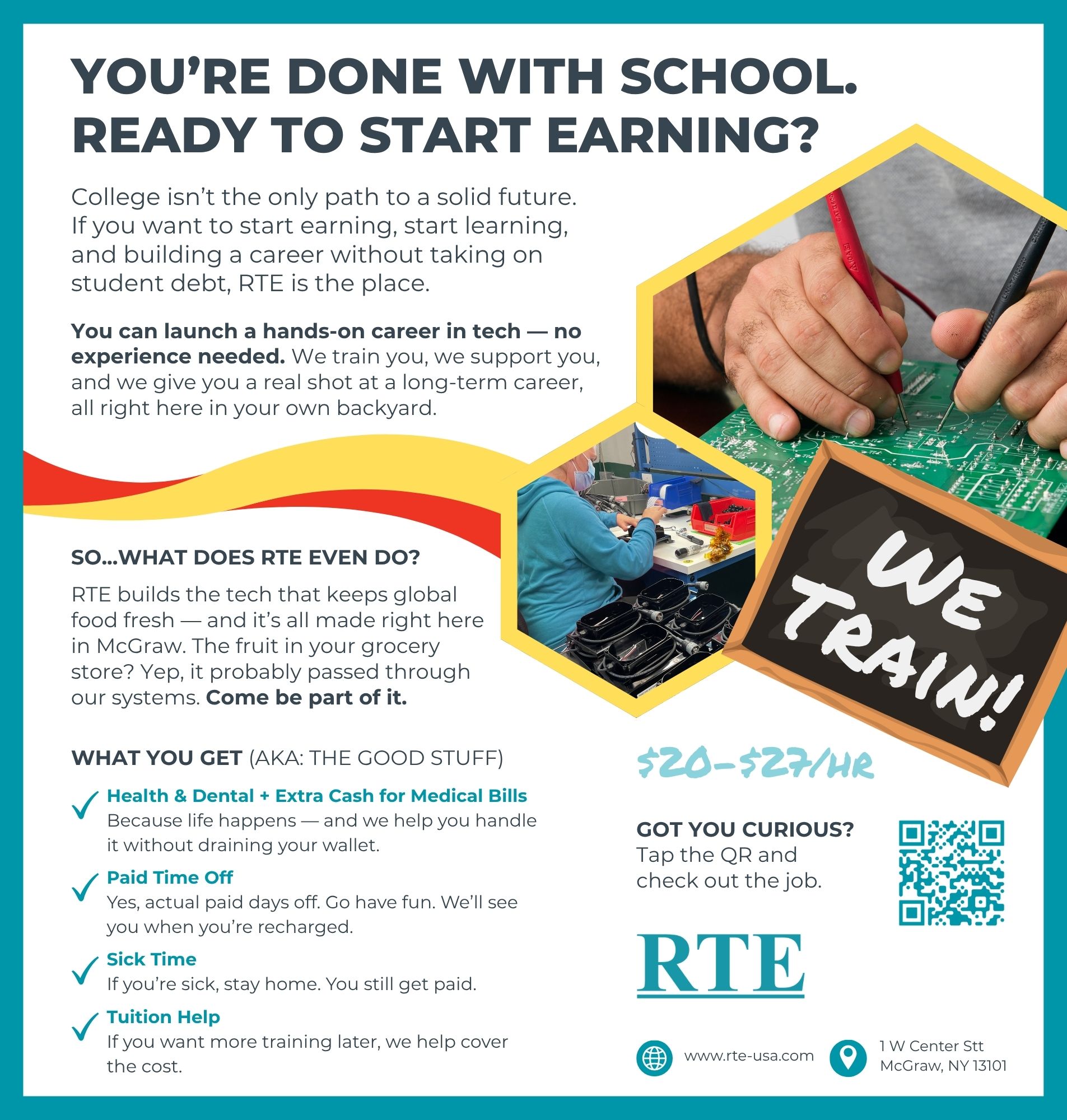 Get Your Career Started at RTE Get Your Career Started at RTE