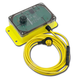 WRAD II Bluetooth wireless reefer monitoring WRAD II bluetooth wireless reefer monitoring hardware with cable and LED indicators